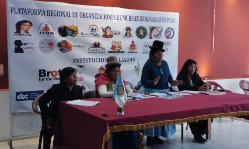 Organizaciones de mujeres buscan aprobación de Ordenanza Regional de siembra y cosecha de agua de manera ancestral