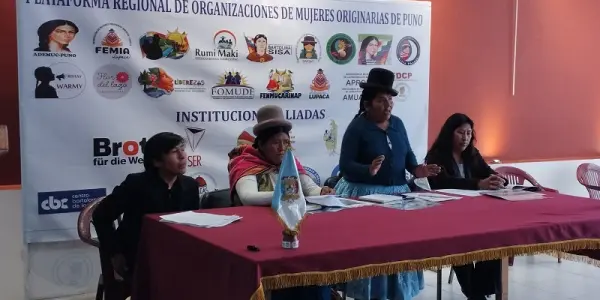 Organizaciones de mujeres buscan aprobación de Ordenanza Regional de siembra y cosecha de agua de manera ancestral