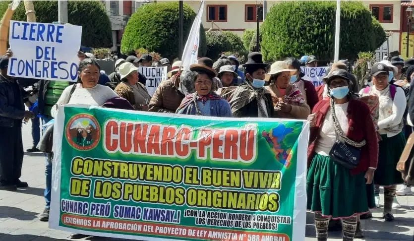 Rondas campesinas de Puno piden el cierre del Congreso y la derogatoria de la ley de Comités de autodefensa 
