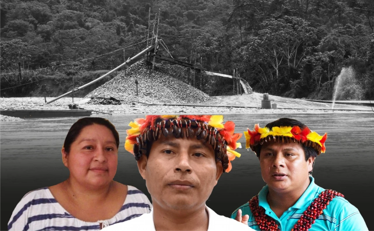  Líderes awajún denuncian amenazas por defender su territorio de la minería ilegal