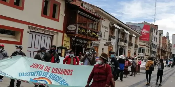 Productores agropecuarios de Puno se sumaron al Paro Agrario