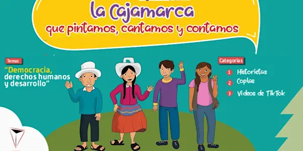 Población cajamarquina prepara sus historietas, coplas y videos TikTok para participar del concurso “La Cajamarca que pintamos, cantamos y contamos”