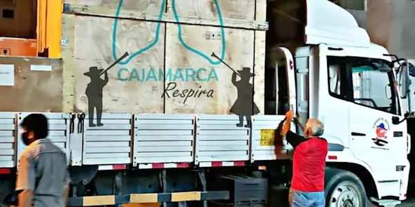 Entra en funcionamiento planta de oxígeno móvil obtenida gracias a colecta ciudadana "Cajamarca respira"