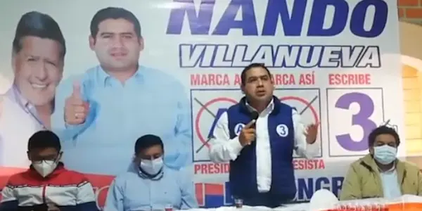 Hernando Villanueva de APP busca el voto de la juventud cajamarquina ofreciendo la creación del Parlamento Joven