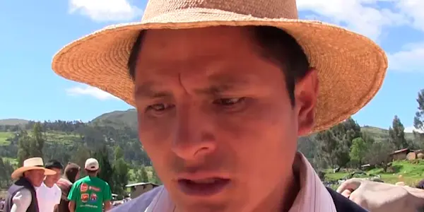 Cajamarca: Autoridades y pobladores de Combayo realizaron protesta por paralización de construcción de carretera