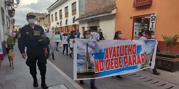 Frente de Defensa del Pueblo de Ayacucho pide no ampliar cuarentena en Huamanga