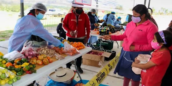 Relanzan Mercado de Productores Agropecuarios en Cajamarca