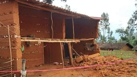 Viviendas, escuelas y postas de salud de Cajamarca fueron afectadas por terremoto en Amazonas