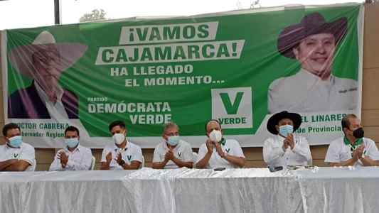 Partido Demócrata Verde hace su presentación en Cajamarca