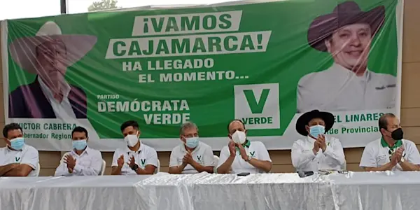 Partido Demócrata Verde hace su presentación en Cajamarca