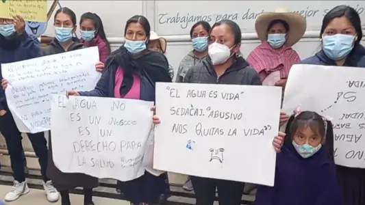 Pobladores de Shudal exigen abastecimiento de agua potable