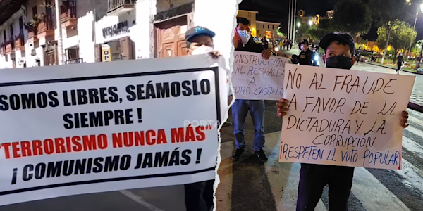 Continúan movilizaciones en Cajamarca a favor y en contra de los resultados electorales