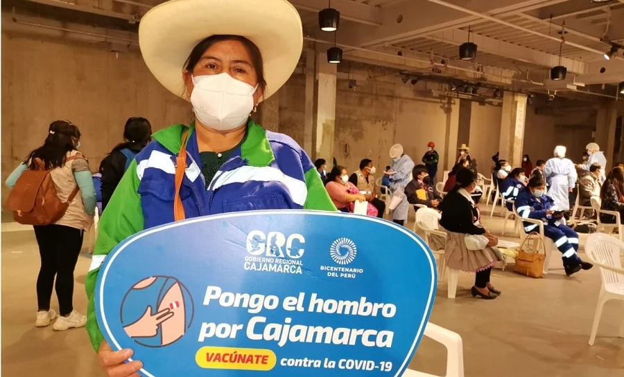 Juntas Vecinales de Cajamarca piden mejorar información sobre la campañas de vacunación contra el covid-19