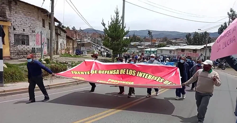 Provincias del sur de Ayacucho acatan paro de 72 horas en contra de las mineras existentes en las cabeceras de cuenca