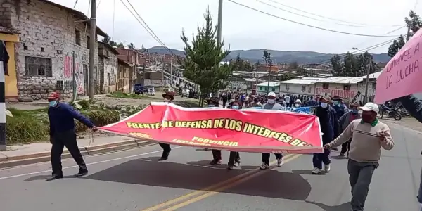 Provincias del sur de Ayacucho acatan paro de 72 horas en contra de las mineras existentes en las cabeceras de cuenca