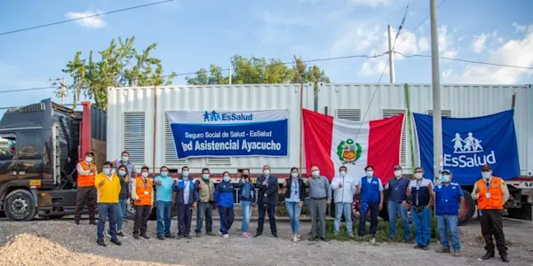 Essalud de Huamanga recibe plantas generadoras de oxígeno medicinal