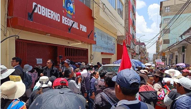 Gobernador Regional de Puno señala que el conflicto entre Patambuco y Alto Inambari es provocado por la minería ilegal