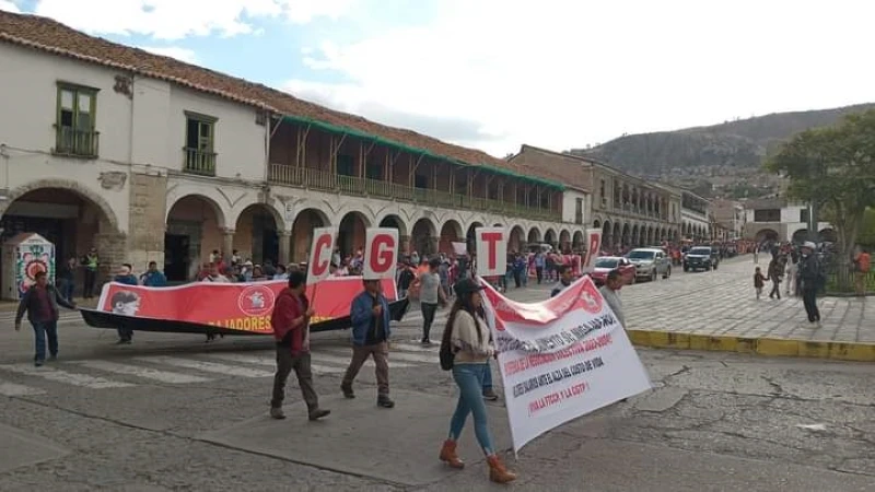 Bases de la CGTP en Ayacucho se movilizarán contra Dina Boluarte y por adelanto de elecciones