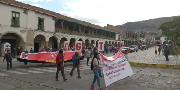 Bases de la CGTP en Ayacucho se movilizarán contra Dina Boluarte y por adelanto de elecciones