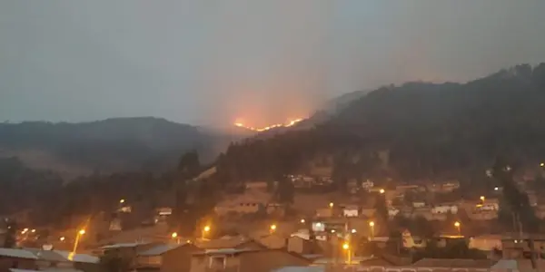 Huanta: Más de 10 hectáreas de pino y eucalipto fueron afectadas por incendios en Santillana
