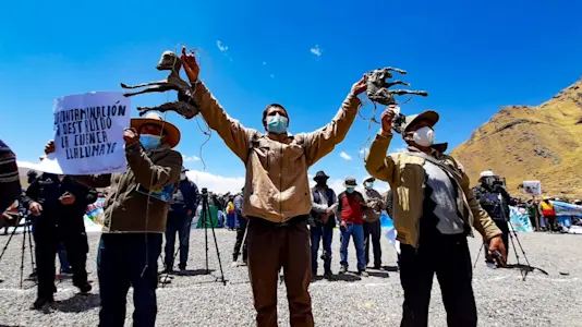 Autoridades de Melgar advierten al Premier Bellido que harán una huelga indefinida si no se remedia la cuenca Llallimayo