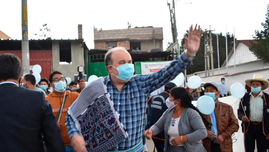 Rafael López Aliaga visita Cajamarca con miras a las elecciones 2022