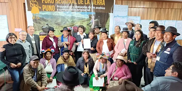 Autoridades y dirigentes comunales de Puno proponen la creación de una gerencia regional de Pueblos Indígenas