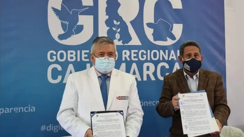 Gobierno Regional de Cajamarca e Instituto Nacional de Salud Mental firman convenio para atender a la población