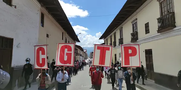 CGTP Cajamarca cierra filas en apoyo a Castillo