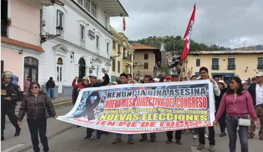 Rechazan denuncia a dirigentes que protestan en contra de Dina Boluarte mientras que en Chota intentan tomar local de Subprefectura Provincial