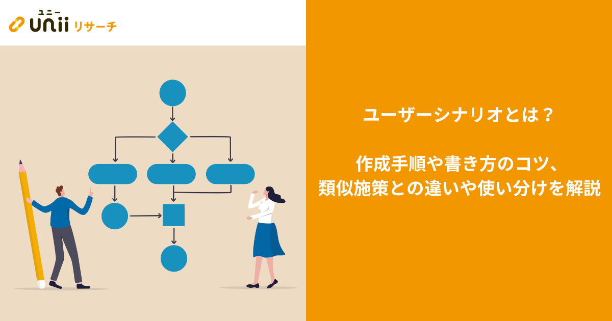 ユーザーシナリオとは？ 作成手順や書き方のコツ、類似施策との違いや使い分けを解説