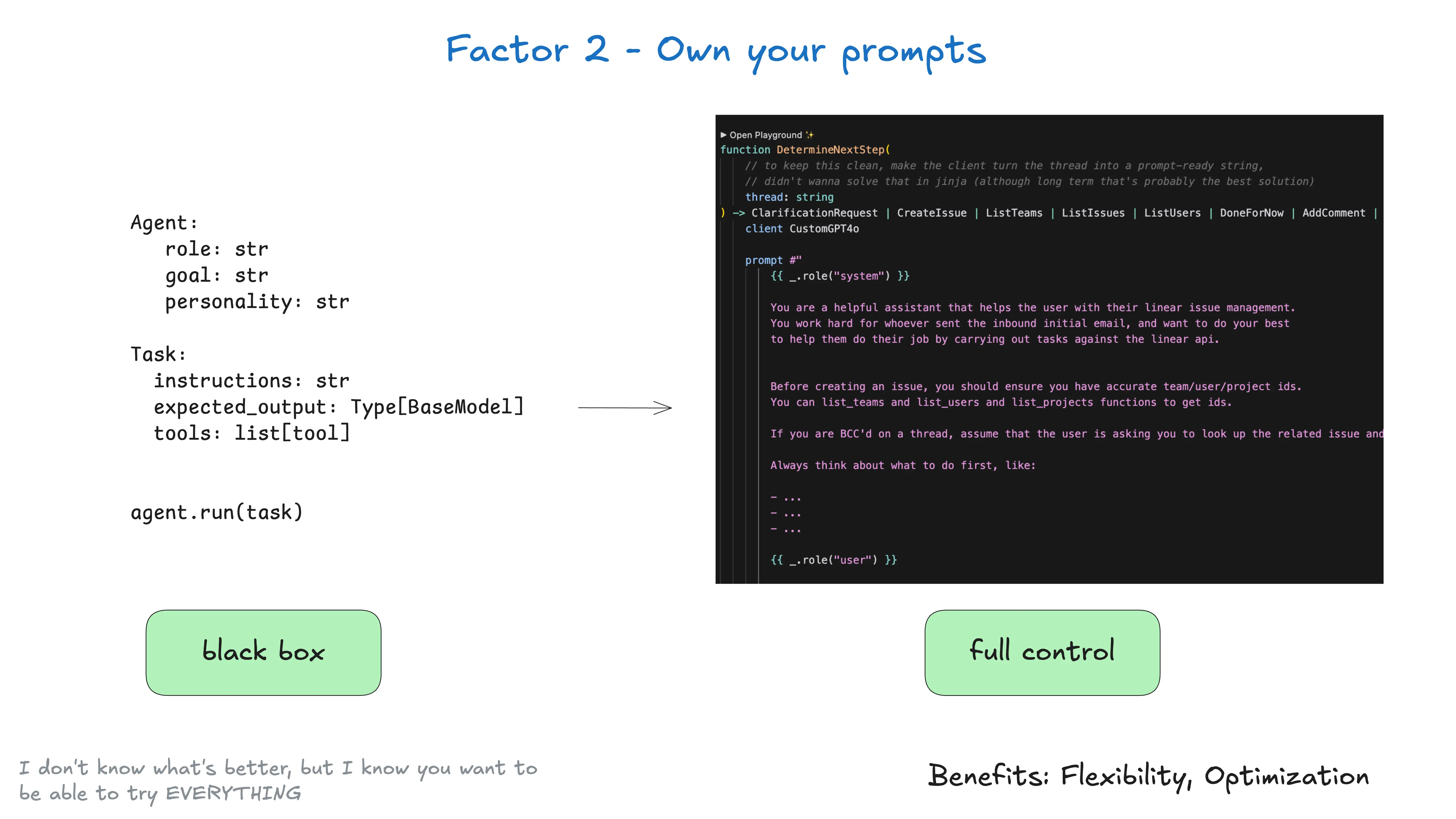 own your prompts