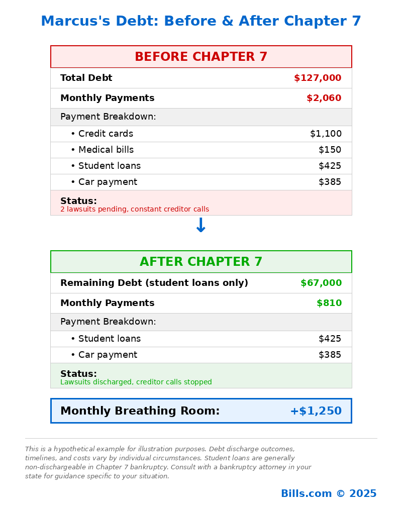Marcus - Debt before and after Ch 7