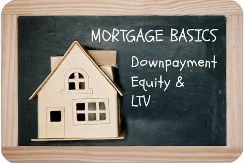 Equity, Down-payment, LTV and Getting a Mortgage