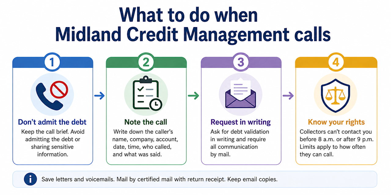 What to do when Midland Credit Management calls
