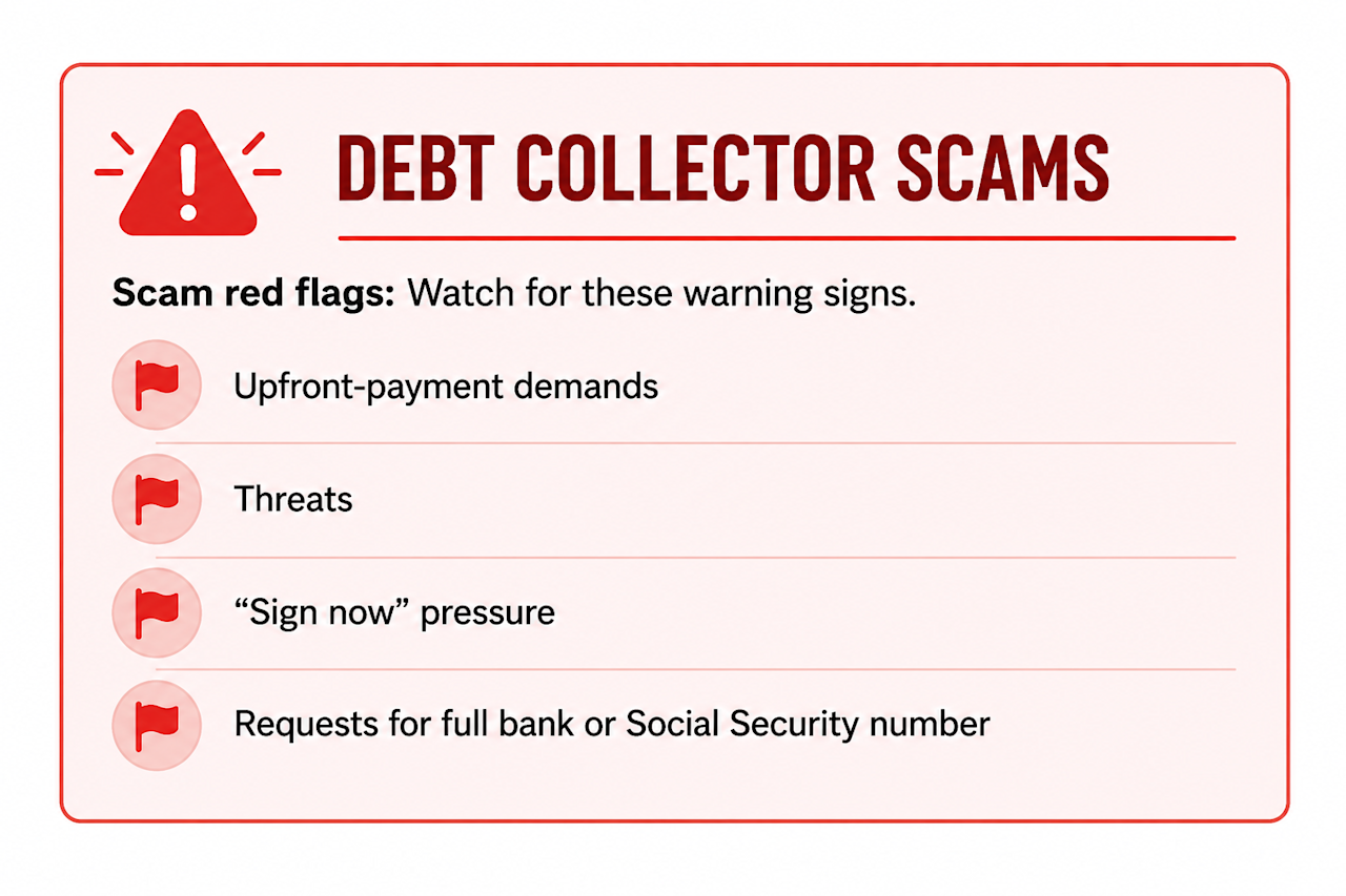 Debt collector scams