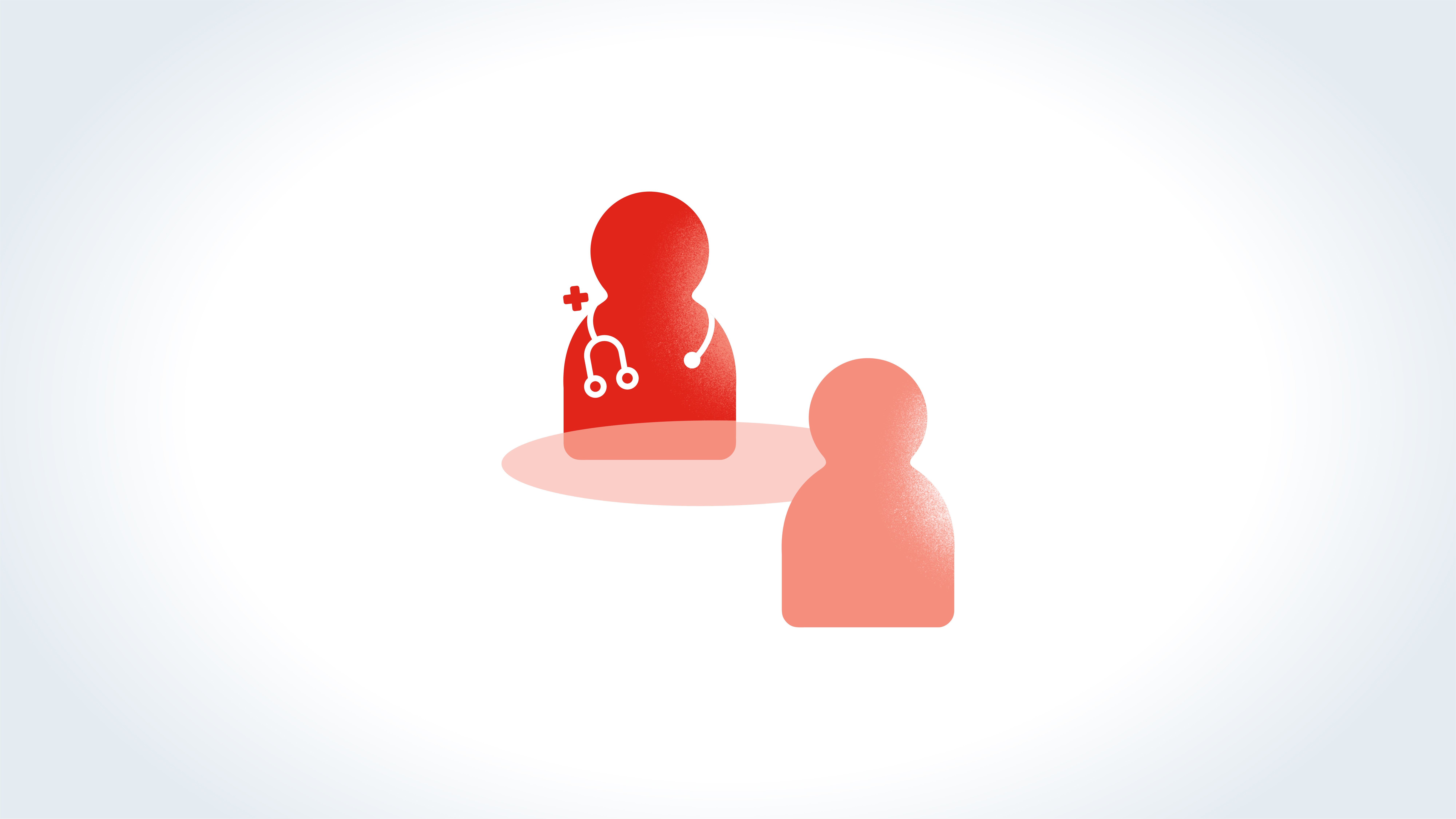 Clinician and patient in a collaborative setting