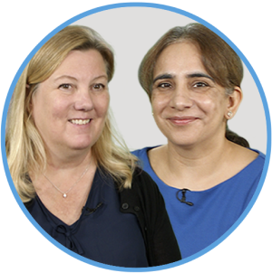 Doctor Jill Kolesar and Doctor Ravneet Thind