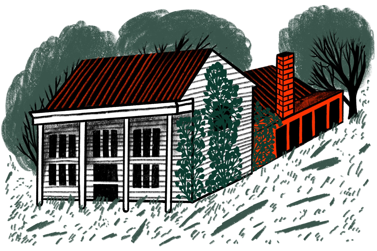 Sabbath House Illustration