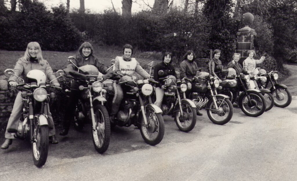 Image of Daffodil Motorbike Meet in West Yorkshire in 1976