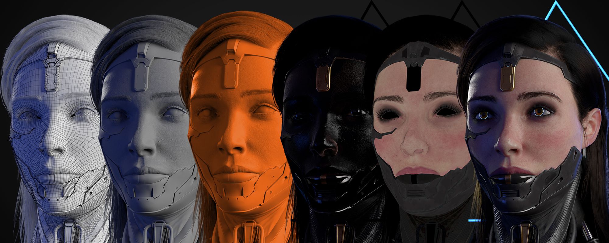 用Maya和Zbrush制作3D超写实女性CG角色过程分享
