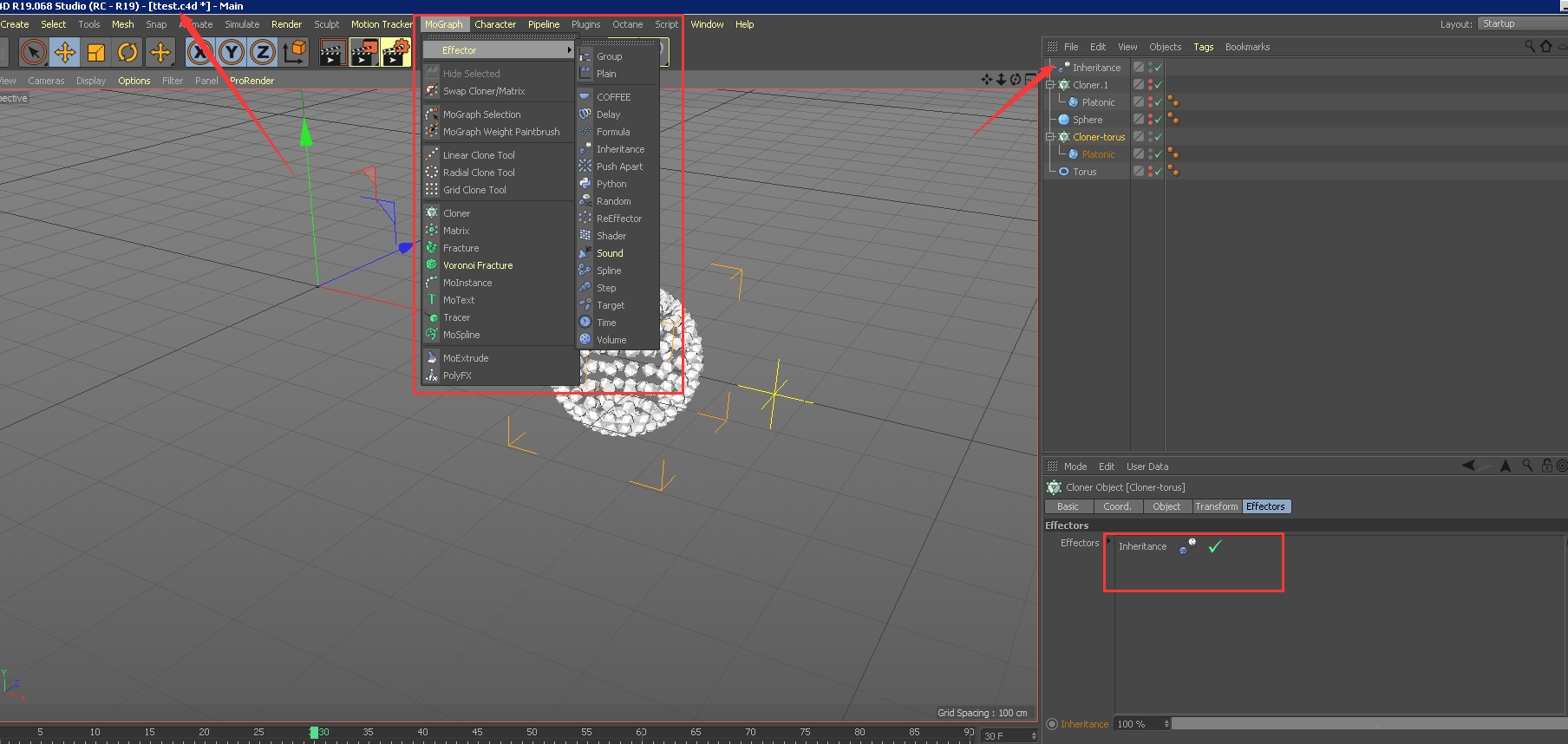 C4d的Mograph（效果器）正确的渲染方法