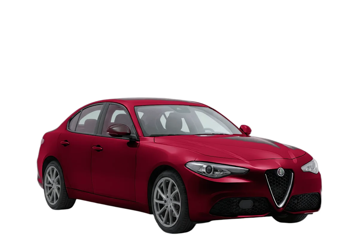 Alfa Romeo Giulia front right, in a campaign