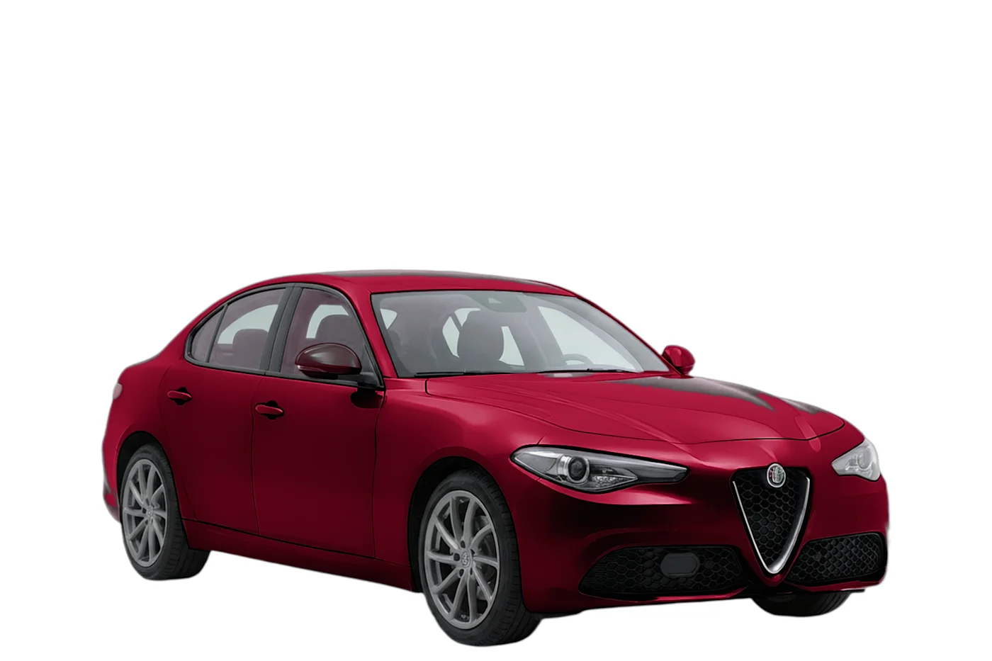 Alfa Romeo Giulia front right, in a campaign
