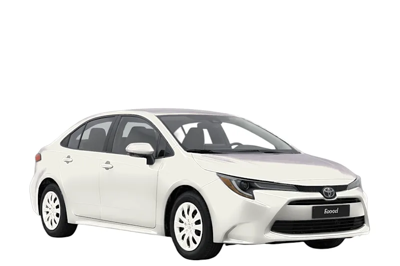 Toyota Corolla, same framing