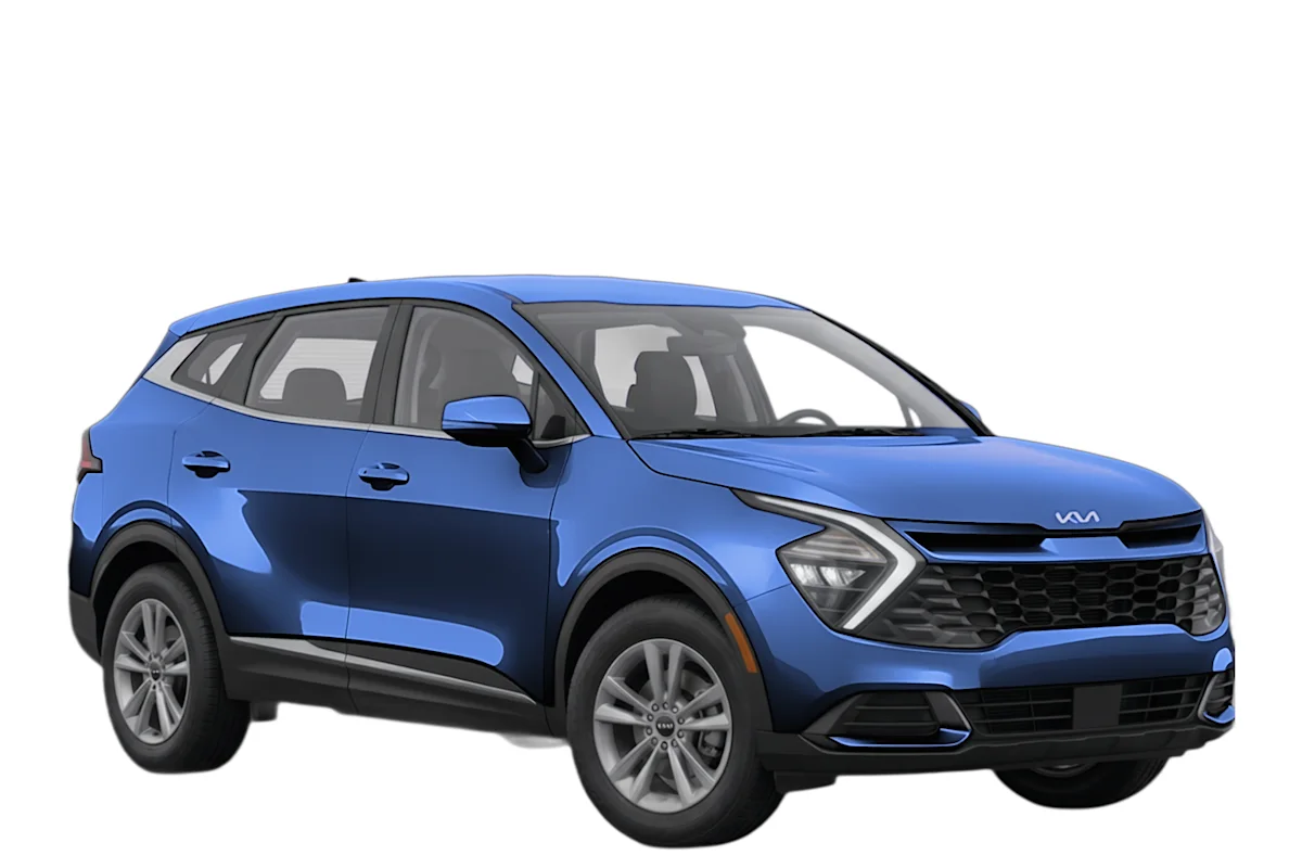Kia Sportage front right, in an auction catalogue