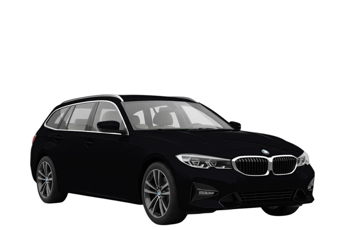 BMW 3 Series Touring front right as configured