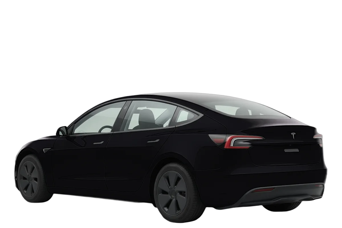 Tesla Model 3 rear left as undamaged reference