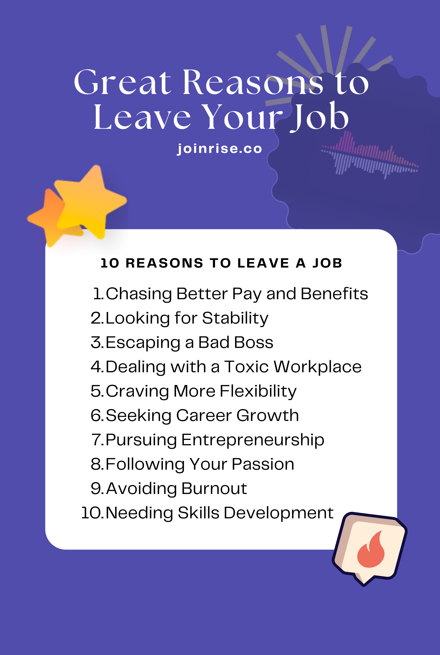 Reasons For Leaving a Job