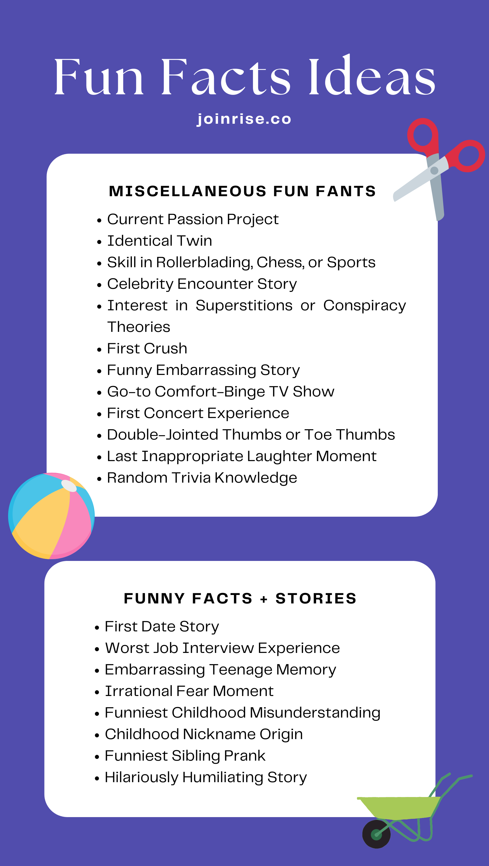 Fun Facts About Yourself - Page 2